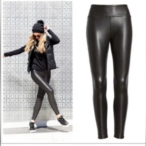 Rachel Zoe Faux Leather (PU) Leggings One Small/One X-Large